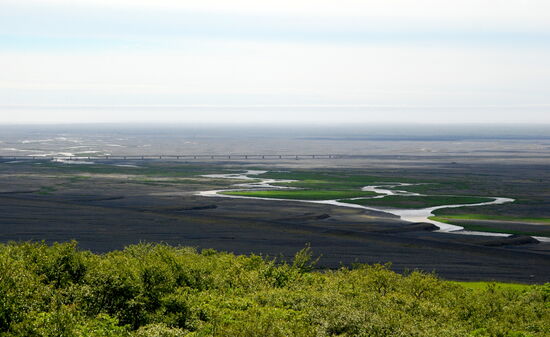 der Sander mit der Brücke der Ringstraße