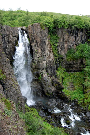 der Hundafoss von der anderen Seite