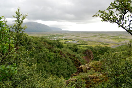 der Campingplats kommt in Sicht