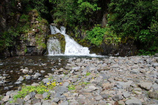 ein letzter kleiner Wasserfall