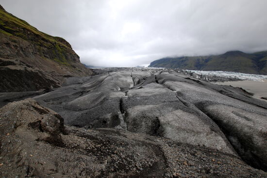 und hinauf zum Gletscher