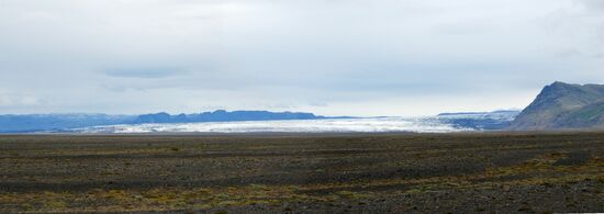 Blick zum Skeiðarárjökull