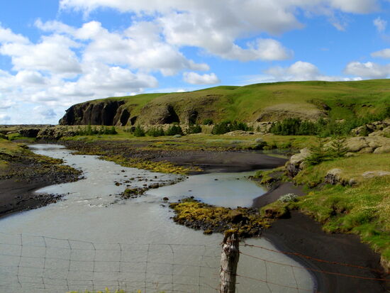 der Weg führte über die Skaftá