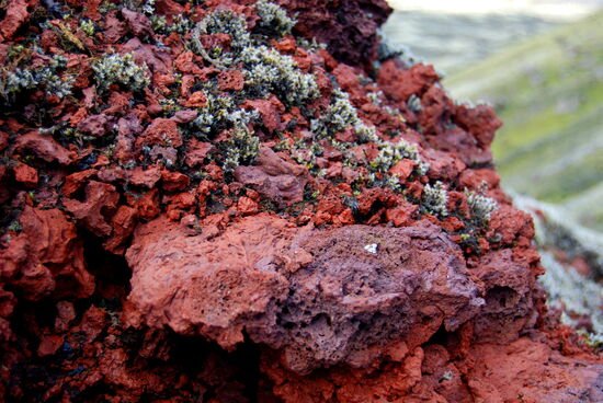 rotes Gestein