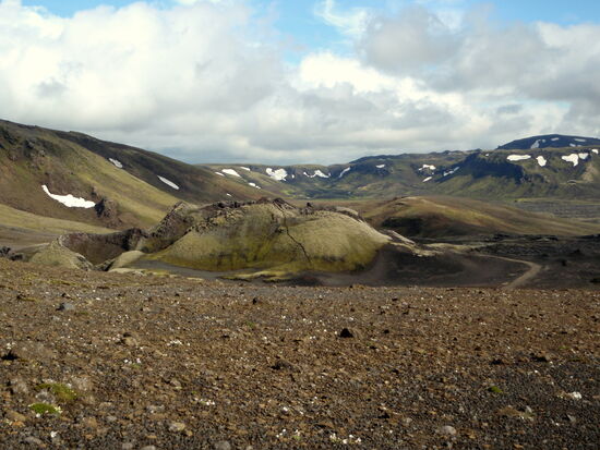 Weiterfahrt an den Laki-Kratern entlang