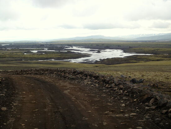 hier gab es später einen Gletscherlauf
