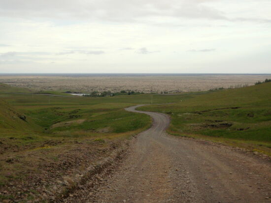 Blick über die Lavafelder der Laki-Ausbrüche