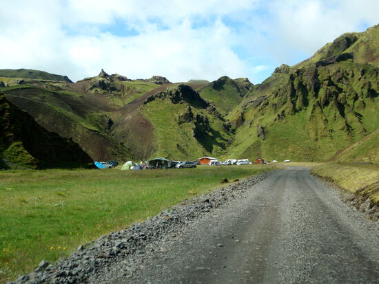 der Campingplats Þakgil