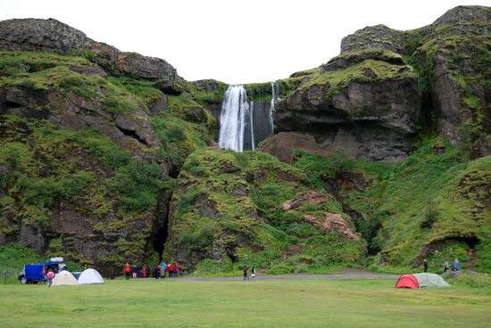 Blick über den Campingplats