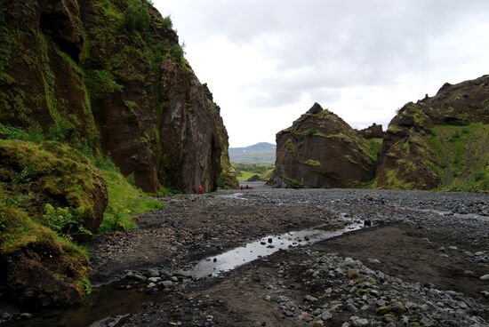 Ausgang aus der Schlucht