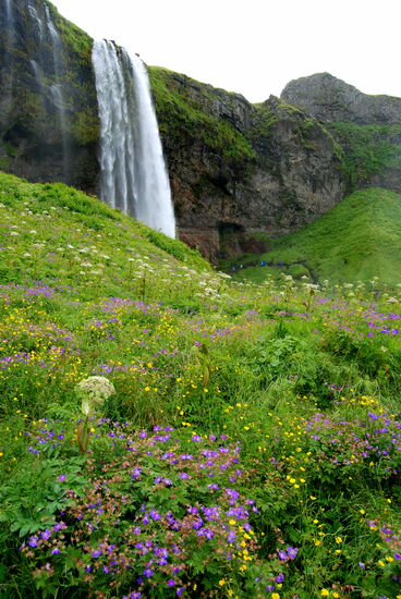 noch ein Blick zurück zum Wasserfall