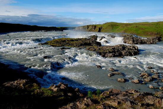 der Wasserfall Urriðafoss