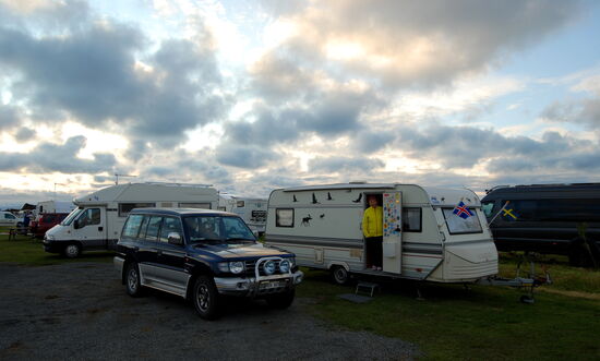 auf dem Campingplats