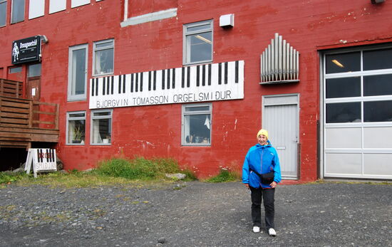 Eingang zur "Orgelschmiede"