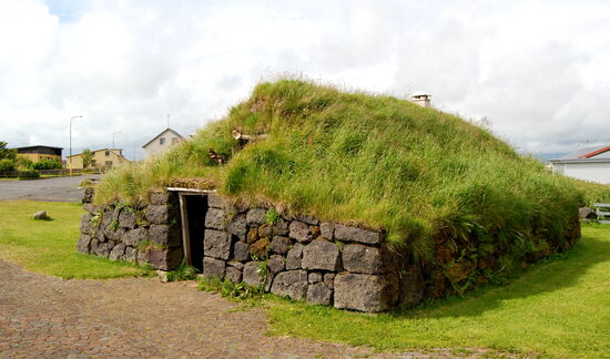 Nachbau der alten Fischerhütte