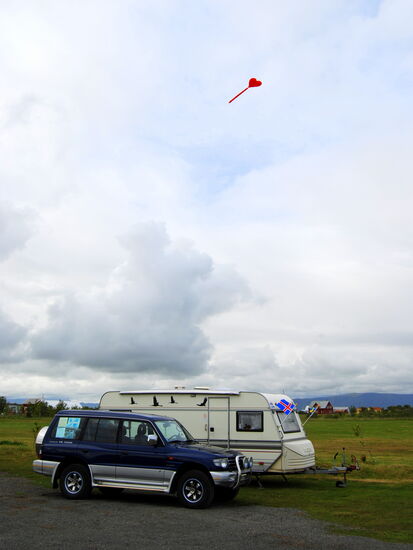 unser Herz an Íslands Himmel
