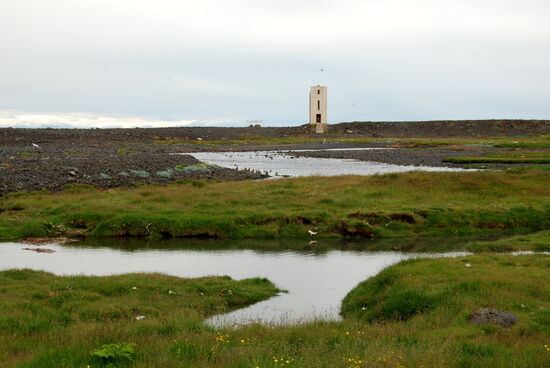 kleine Seen auf dem Weg zum Leuchtturm