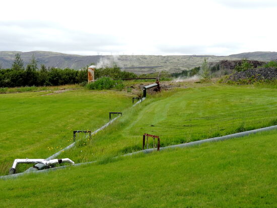hier wurde das heiße Wasser zur Versorgung des Ortes verteilt