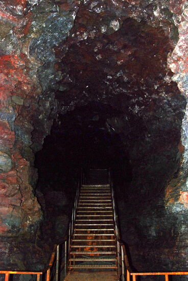 zurück ging es treppauf