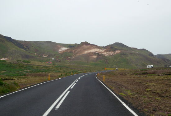 das Solfatarenfeld Seltún kam in Sicht