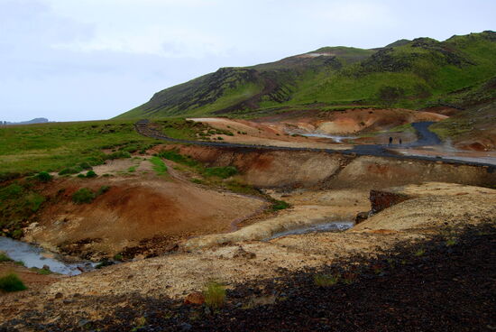 Spaziergang durch das Solfatarenfeld Seltún