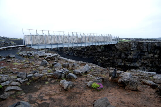 Brücke zwischen den Kontinentalplatten