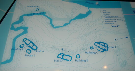 Lageplan der Siedlung
