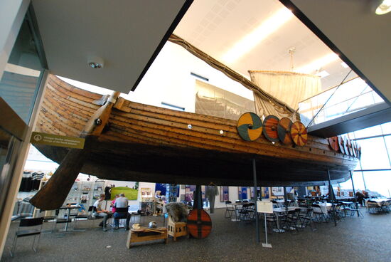 Steuerbordseite des Schiffes