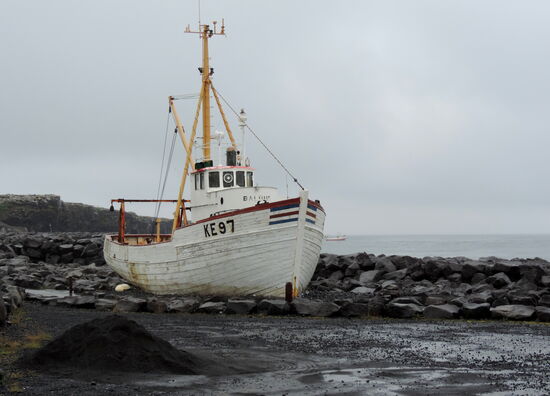 Rückfahrt an der Küste entlang durch Keflavík