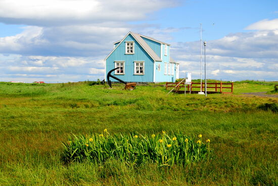 restauriertes Haus des Lions Clubs