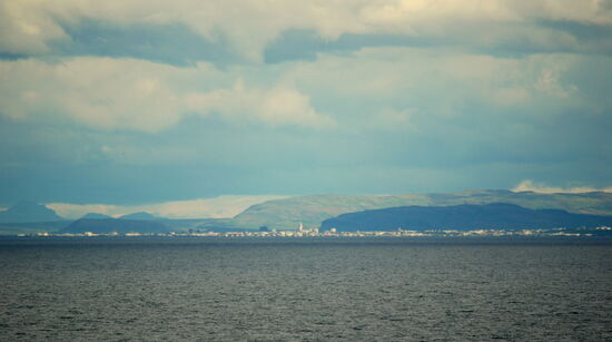 Blick nach Reykjavík, in der Mitte die Hallgrímskirkja