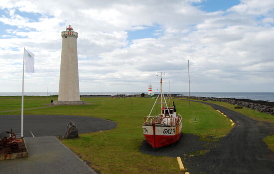 Blick von der Terrasse des Kafés