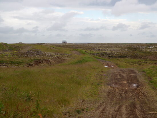 dann kam das Radar vom Flughafen in Sicht