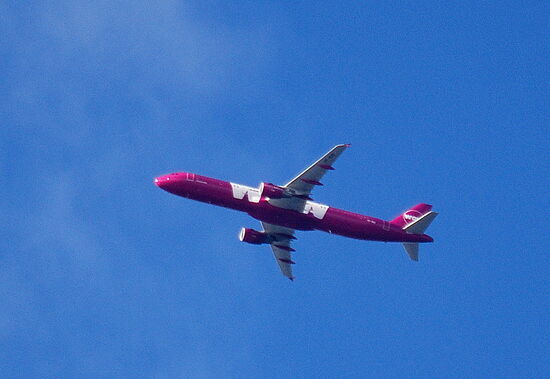 auch über den Campingplats starteten die Flugzeuge
