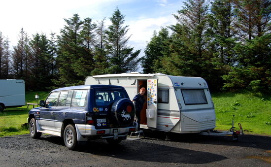 unser Stellplatz auf dem Campingplats