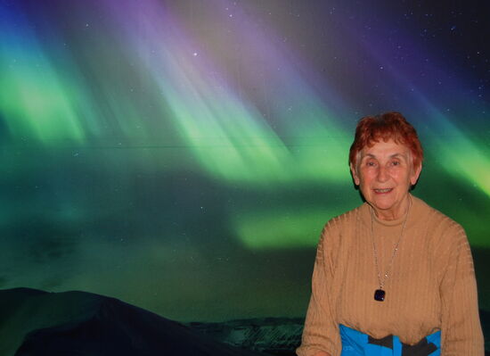 dort konnte man Bilder mit Nordlicht machen