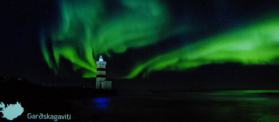 Nordlicht-Bilder am Garðskagviti