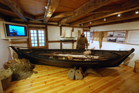 Fischerboot und Zubehör