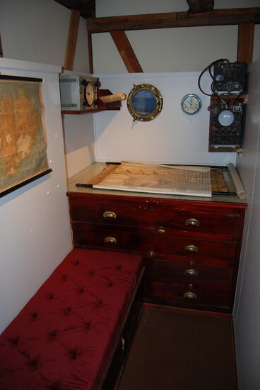 Kajüte eines Handelsschiffes