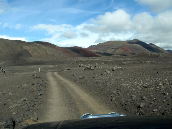 bald hatten wir die Bergkette erreicht