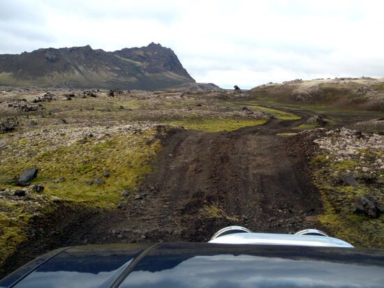 die schöne wellige Piste,