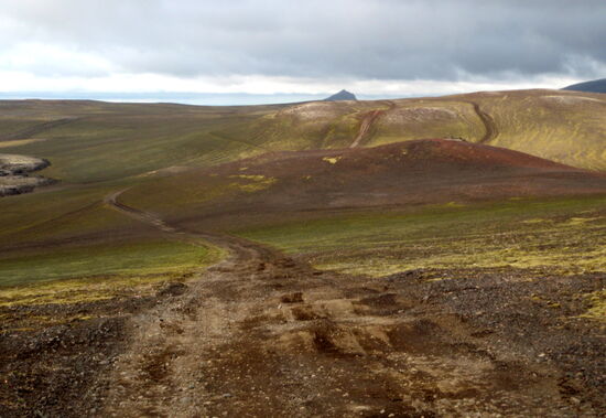 ein steiler Anstieg kommt in Sicht