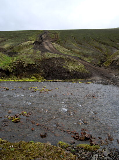 ...aber die Auffahrt dahinter hatte es in sich