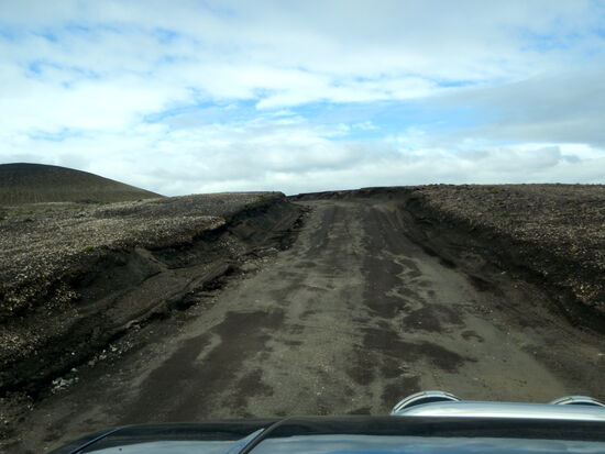 wir fuhren aber auf der F 225 in Richtung Westen