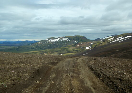 langsam ging es bergab