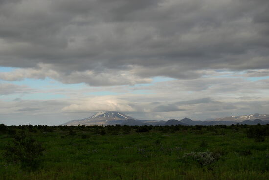 die Hekla von der N 1 aus