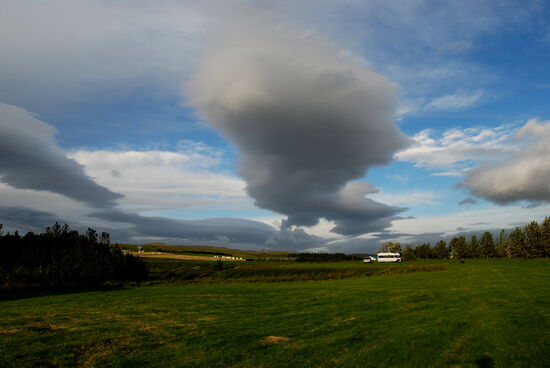 am Campingplats lockerte es dann auf
