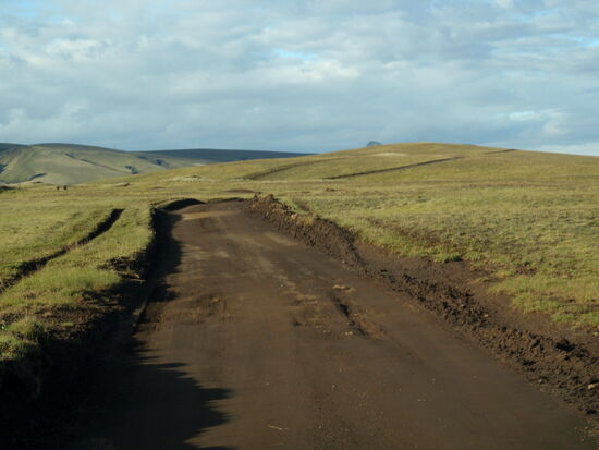 als es wieder den Berg hinauf ging