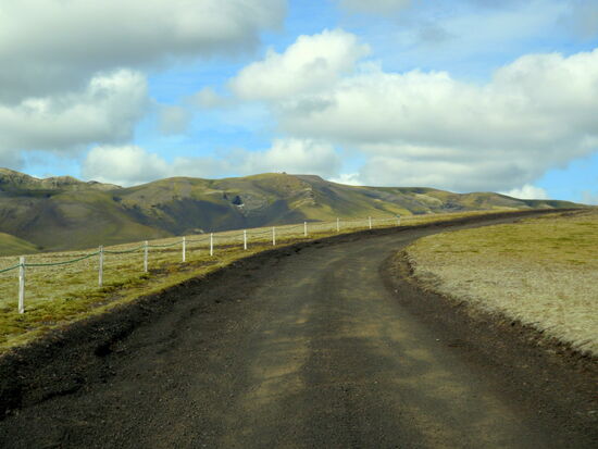 dann fuhren wir auf den Bergrücken