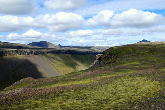 die Schlucht Eldgjá
